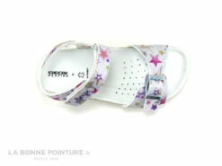 Geox ADRIEL J028MC Silver - Argent - Etoiles Multicolores Sandale Fille -LA BONNE POINTURE Soldes cd24607c73b9e66c561f35ea11d5d5ef 2707801 157099
