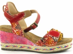 Laura Vita FACYO 06 Rouge - Fleur - Nu-pieds Compense 13 Laura Vita FACYO 06 Rouge - Fleur - Nu-pieds Compense -LA BONNE POINTURE Soldes cd24607c73b9e66c561f35ea11d5d5ef 2858301 158132