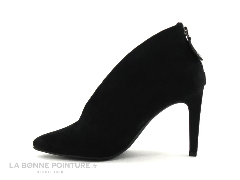 Marco Tozzi 2-25019-27 Black - Escarpin Montant Talon Haut - Zip 5 Marco Tozzi 2-25019-27 Black - Escarpin Montant Talon Haut - Zip – Image 3