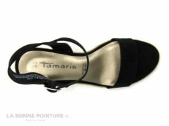 Tamaris 1-28300-28 Black - Sandale Espadrille Compensee Noire -LA BONNE POINTURE Soldes cd24607c73b9e66c561f35ea11d5d5ef 3340801 168066
