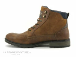 Mustang 4140-506-307 Cognac - Bottillon Homme Avec Lacet Et Zip -LA BONNE POINTURE Soldes cd24607c73b9e66c561f35ea11d5d5ef a041501 177109