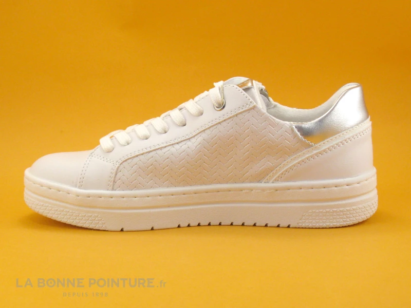 Marco Tozzi 2-23718-20 White Comb - Basket Blanche Mode Femme 5 Marco Tozzi 2-23718-20 White Comb - Basket Blanche Mode Femme – Image 3