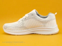 Run Away NINA Blanc - Basket Femme Maille Blanche -LA BONNE POINTURE Soldes cd24607c73b9e66c561f35ea11d5d5ef a293101 178878