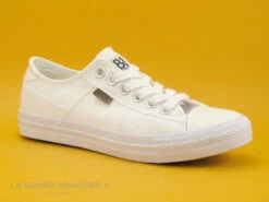 B Et M Banana Moon - RATISSE Blanc - Basket Femme Toile Blanche