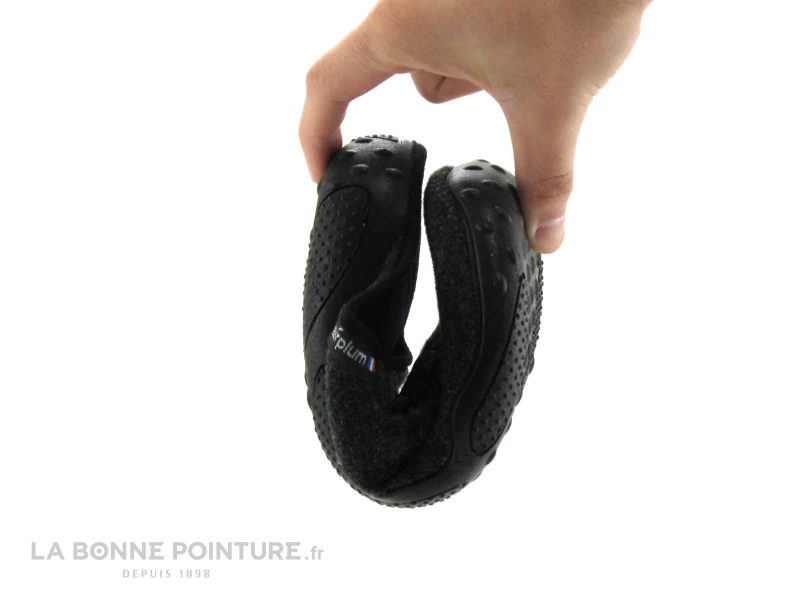 Airplum ZIGOTON Rouge Pois Noirs - Chausson Souple Femme 7 Airplum ZIGOTON Rouge Pois Noirs - Chausson Souple Femme – Image 5