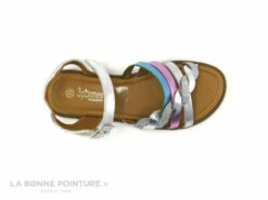 3 Pommes VINNIE Argent Rose Bleu - Sandale Fille -LA BONNE POINTURE Soldes cd24607c73b9e66c561f35ea11d5d5ef img 0001.jpg 171446