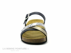 Autenti 689658 - Bleu Marine - Blanc - Beige Metal - Mule Compensee -LA BONNE POINTURE Soldes cd24607c73b9e66c561f35ea11d5d5ef img 0006.jpg 159961