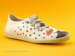 Alce Shoes 9235 - Blanc Noir - Femme Chapeau - Ballerine -LA BONNE POINTURE Soldes cd24607c73b9e66c561f35ea11d5d5ef img 0031.jpg 146652