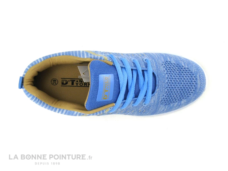 DT New York Blue B382673 - Basket Legere Femme - Bleu - Beige 5 DT New York Blue B382673 - Basket Legere Femme - Bleu - Beige – Image 3
