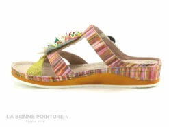 Laura Vita BRCUELO 242 Jaune Multicolore - Mule Femme -LA BONNE POINTURE Soldes cd24607c73b9e66c561f35ea11d5d5ef img 0111.jpg 145069
