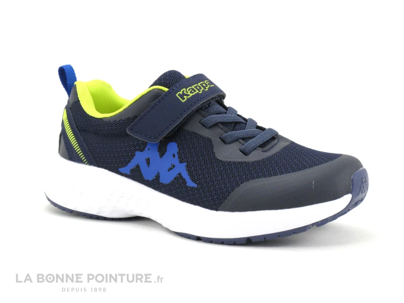 Kappa Logo Glinoh 331D61W Bleu Marine - Basket Avec Elastique Et Scratch 3 Kappa Logo Glinoh 331D61W Bleu Marine - Basket Avec Elastique Et Scratch