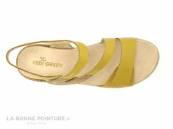 Pedi Green LARIUS Jaune - Sandale Femme Avec Brides Velcro -LA BONNE POINTURE Soldes cd24607c73b9e66c561f35ea11d5d5ef img 0245.jpg 160349