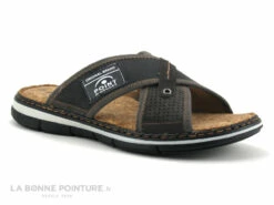 Point D Orgues REMINDER 09 Black Marron - Mule Homme
