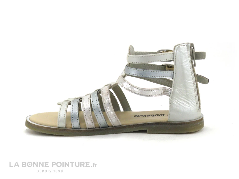 Lilybellule HIBELA Argent - Sandale Spartiate Fille 5 Lilybellule HIBELA Argent - Sandale Spartiate Fille – Image 3