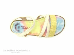 Wipop YOVICO Beige - Paille - Semelle Multicolore - Sandale Fille -LA BONNE POINTURE Soldes cd24607c73b9e66c561f35ea11d5d5ef img 0285.jpg 160382