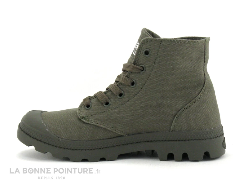 Palladium MONO CHROME Olive Night - Chaussure Montante Kaki 5 Palladium MONO CHROME Olive Night - Chaussure Montante Kaki – Image 3