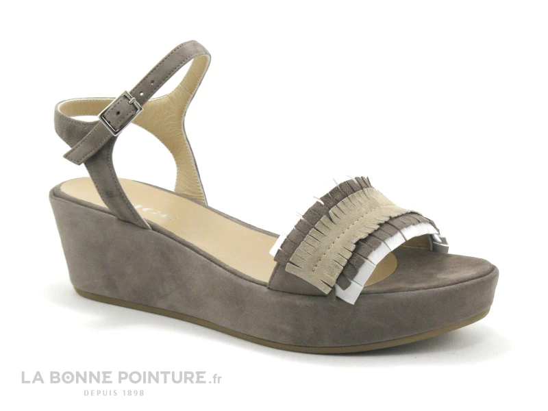 Adige ADAL Mambo Bianco Sandale Compensee Franges 3 Adige ADAL Mambo Bianco Sandale Compensee Franges