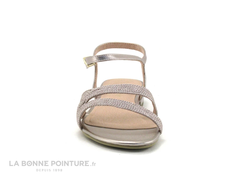 Marco Tozzi 2-28185-28 Rose Metallic - Sandale Mode Femme 4 Marco Tozzi 2-28185-28 Rose Metallic - Sandale Mode Femme – Image 2