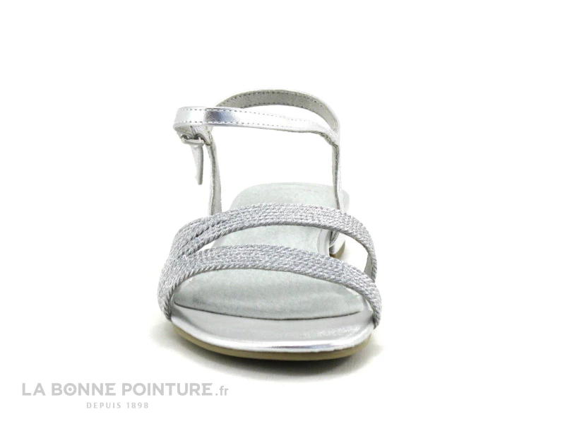 Marco Tozzi-28-185-28 Silver - Sandale Plate Femme Argent 4 Marco Tozzi-28-185-28 Silver - Sandale Plate Femme Argent – Image 2