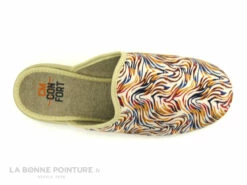 CM Confort 20056 Tiguer - Beige Et Multicolore - Pantoufle Mule F -LA BONNE POINTURE Soldes cd24607c73b9e66c561f35ea11d5d5ef img 0408.jpg 172066