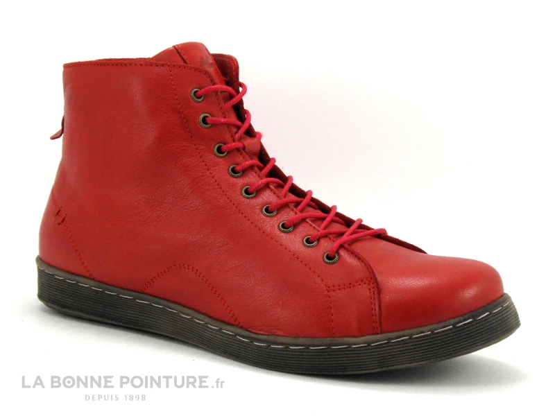 Andrea Conti 0341500-583 Chili - Chaussure Montante Rouge Fonce 7 Andrea Conti 0341500-583 Chili - Chaussure Montante Rouge Fonce – Image 5
