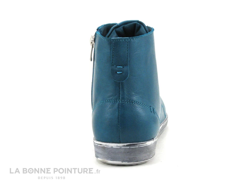 Andrea Conti 0341500-391 Topas - Basket Montante Femme Cuir Bleu 6 Andrea Conti 0341500-391 Topas - Basket Montante Femme Cuir Bleu – Image 4