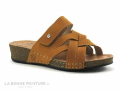 Fly Flot FLANC Tan - Mule Femme Cuir Marron