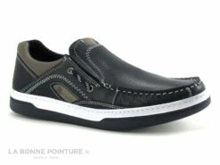 Morans VEILLON Marine - Beige - Mocassin Homme