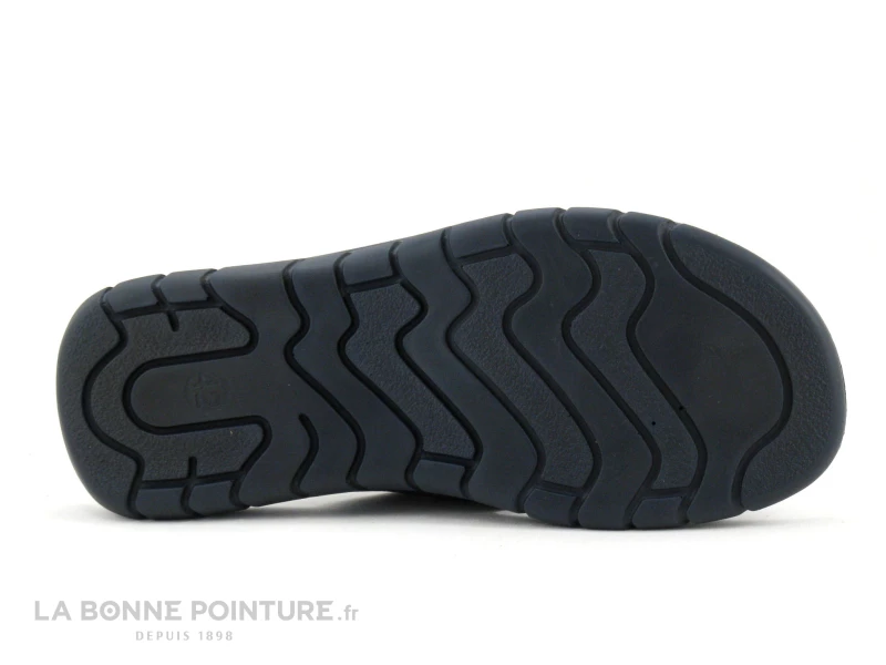 Inblu FO483R01 Bleu Marine - Coutures Rouges - Mule Homme 6 Inblu FO483R01 Bleu Marine - Coutures Rouges - Mule Homme – Image 4