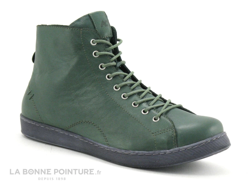Andrea Conti Tanne 0344900-147 - Basket Montante Femme Cuir Vert 7 Andrea Conti Tanne 0344900-147 - Basket Montante Femme Cuir Vert – Image 5