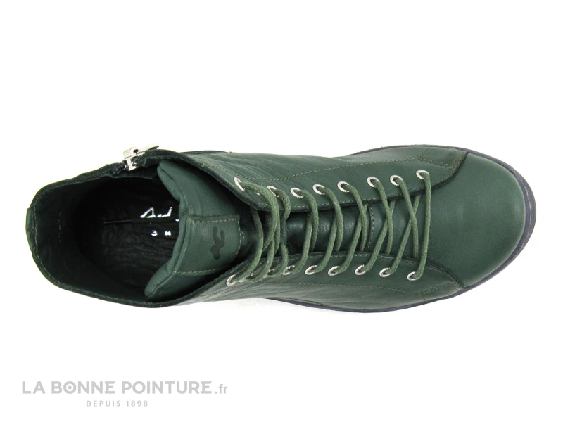Andrea Conti Tanne 0344900-147 - Basket Montante Femme Cuir Vert 8 Andrea Conti Tanne 0344900-147 - Basket Montante Femme Cuir Vert – Image 6