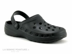 Woz Cheese Noir - Sabot Noir Femme