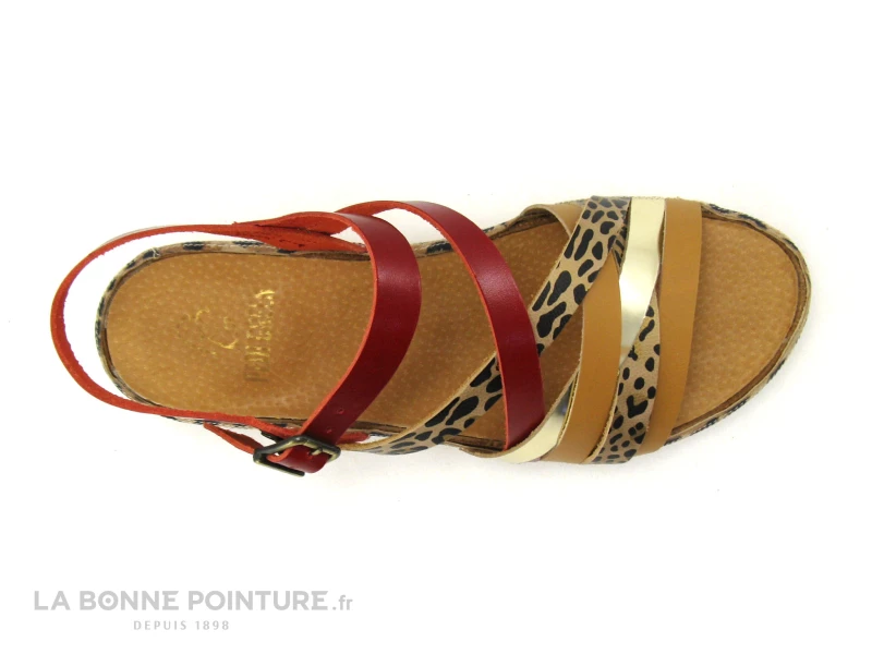 Pedi Girl YALORK Nude Rouge - Sandale Mode Et Confort Femme 7 Pedi Girl YALORK Nude Rouge - Sandale Mode Et Confort Femme – Image 5