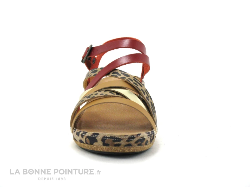 Pedi Girl YALORK Nude Rouge - Sandale Mode Et Confort Femme 4 Pedi Girl YALORK Nude Rouge - Sandale Mode Et Confort Femme – Image 2