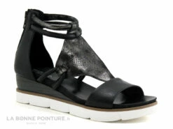 Martina Buraro 866002 Nero - Sandale Montante Noire