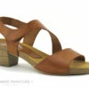 Xapatan 1088 Cuero - Sandale Femme Petit Talon - Cuir Marron