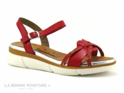 Jordana 3424 Rouge - Sandale Femme Cuir Rouge 11 Jordana 3424 Rouge - Sandale Femme Cuir Rouge -LA BONNE POINTURE Soldes cd24607c73b9e66c561f35ea11d5d5ef img 0697.jpg 160815