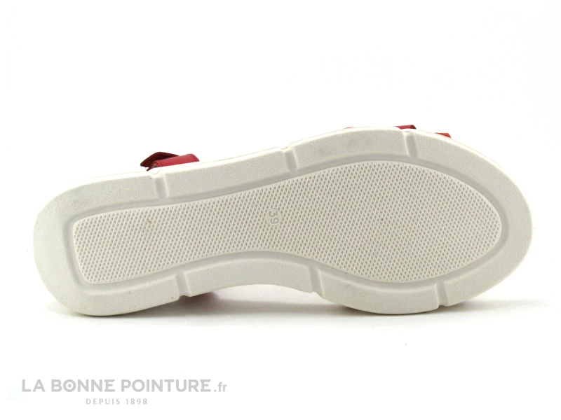 Jordana 3424 Rouge - Sandale Femme Cuir Rouge 8 Jordana 3424 Rouge - Sandale Femme Cuir Rouge – Image 6