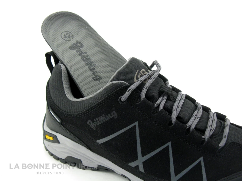 Brutting 211151 KANSAS - Noir - Gris - Chaussure De Marche Homme 7 Brutting 211151 KANSAS - Noir - Gris - Chaussure De Marche Homme – Image 5