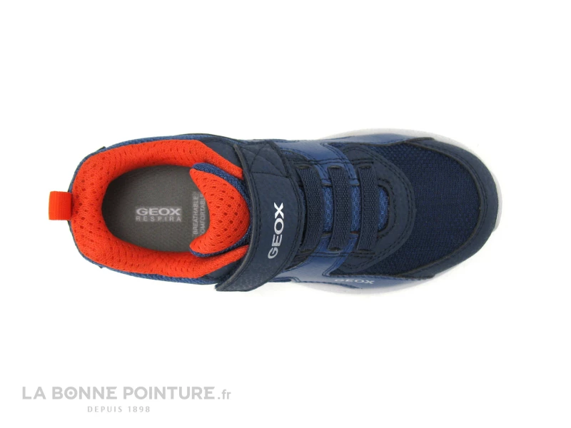 Geox SVETH Navy Red - J166PA - Basket GARCON Elastique Et Scratch 8 Geox SVETH Navy Red - J166PA - Basket GARCON Elastique Et Scratch – Image 6