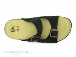 TBS EMILANO Noir - Mule Homme Cuir Noir - 2 Brides Reglables -LA BONNE POINTURE Soldes cd24607c73b9e66c561f35ea11d5d5ef img 0778.jpg 160928