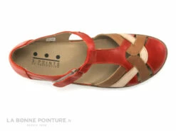 3 Points De Suspension Kirout Rouge - Beige - Sandale -LA BONNE POINTURE Soldes cd24607c73b9e66c561f35ea11d5d5ef img 0812.jpg 143682