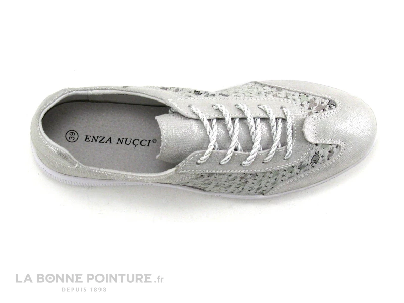 Enza Nucci XX4010 Argent - Chaussure Basse Femme 8 Enza Nucci XX4010 Argent - Chaussure Basse Femme – Image 6