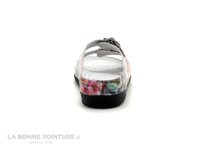 Pedi Girl WELL Vernis - Fleurs - Mule Confort Femme 6 Pedi Girl WELL Vernis - Fleurs - Mule Confort Femme – Image 4