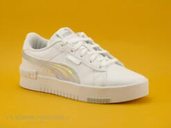 Puma JADA RAINBOW Blanc - Argent - Sneakers Blanches Fille