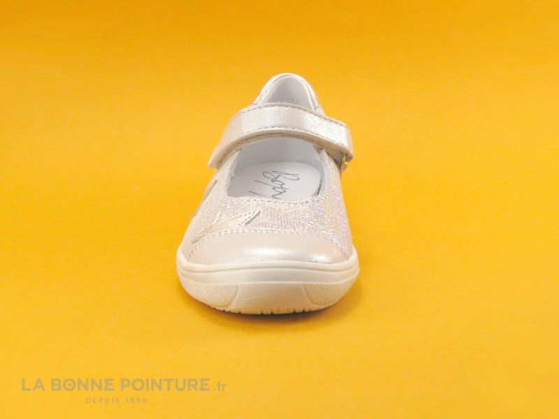 Bopy SELENE Argent - Ballerine Velcro Fille 4 Bopy SELENE Argent - Ballerine Velcro Fille – Image 2
