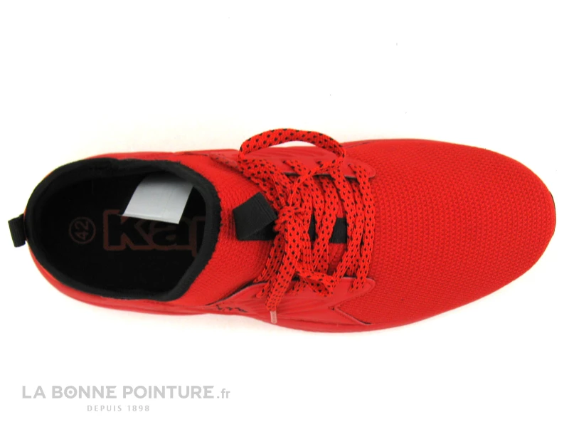 Kappa SAN PUERTO 36161RW S03 Red Black - Basket Rouge Homme 8 Kappa SAN PUERTO 36161RW S03 Red Black - Basket Rouge Homme – Image 6