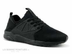 Kappa SAN DIEGO LACE - 3117LSW - Black Dark Grey - Chaussure Sport