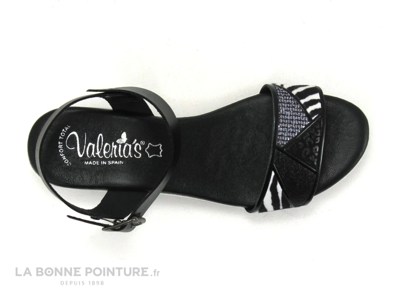 Valerias 6135 Noir - Bride Triangles - Sandale Femme 8 Valerias 6135 Noir - Bride Triangles - Sandale Femme – Image 6