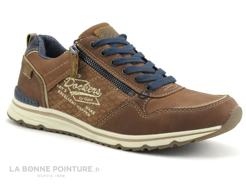 Dockers 42MO007 626 470 Cognac - Basket Basse Homme 3 Dockers 42MO007 626 470 Cognac - Basket Basse Homme